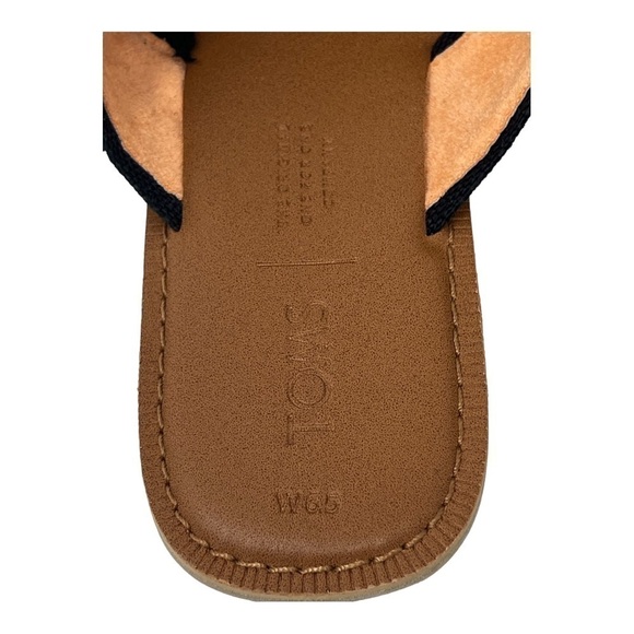 Toms Woven Geometric Slide Sandal Boho Fringe Checker Abstract Dot Sze 6.5 - Picture 3 of 6